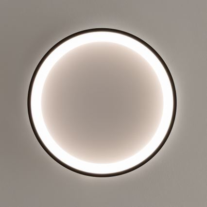 Brilagi - Luminaria de techo LED regulable FALCON SLIM LED/42W/230V 3000-6500K Ø 50 cm negra + mando a distancia