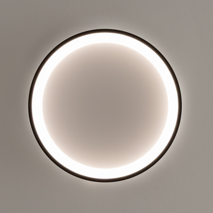 Brilagi - Luminaria de techo LED regulable FALCON SLIM LED/42W/230V 3000-6500K Ø 50 cm negra + mando a distancia