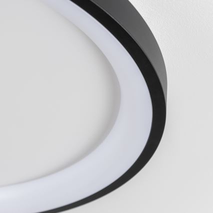 Brilagi - Luminaria de techo LED regulable FALCON SLIM LED/42W/230V 3000-6500K Ø 50 cm negra + mando a distancia