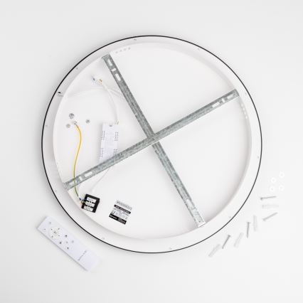 Brilagi - Luminaria de techo LED regulable FALCON SLIM LED/42W/230V 3000-6500K Ø 50 cm negra + mando a distancia