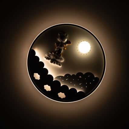 Brilagi - Lámpara de techo infantil LED regulable ASTRO LED/68W/230V 3000-6000K Ø 49 cm + mando a distancia