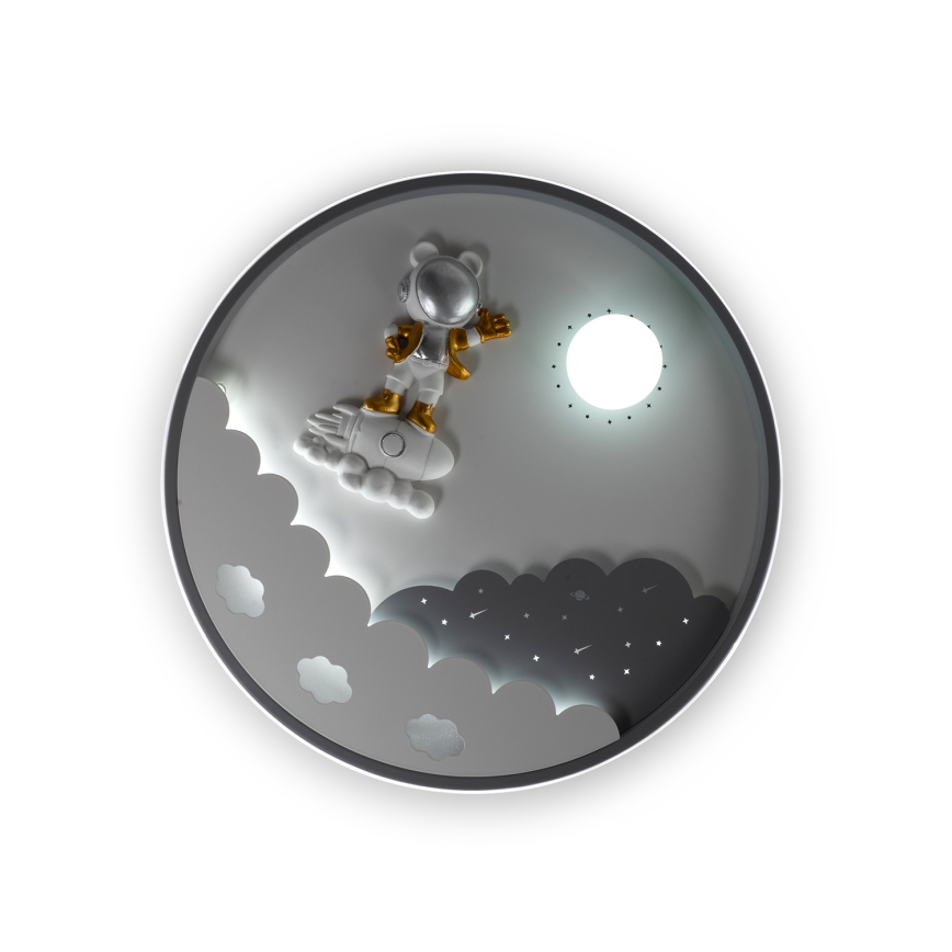 Brilagi - Lámpara de techo infantil LED regulable ASTRO LED/68W/230V 3000-6000K Ø 49 cm + mando a distancia