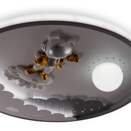 Brilagi - Lámpara de techo infantil LED regulable ASTRO LED/68W/230V 3000-6000K Ø 49 cm + mando a distancia
