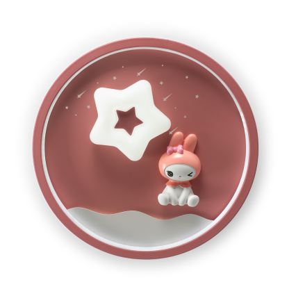 Brilagi - Lámpara de techo infantil regulable BUNNY LED/83W/230V 3000-6000K Ø 49 cm + mando a distancia