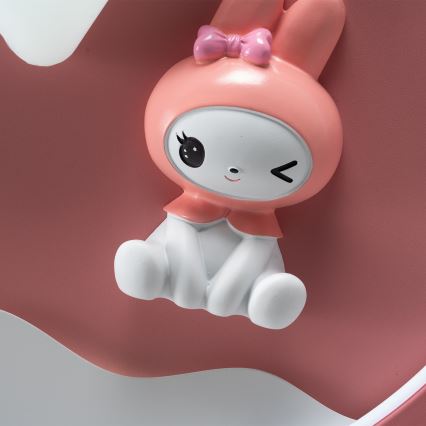 Brilagi - Lámpara de techo infantil regulable BUNNY LED/83W/230V 3000-6000K Ø 49 cm + mando a distancia