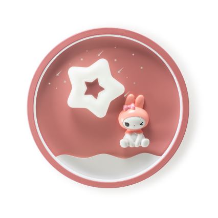 Brilagi - Lámpara de techo infantil regulable BUNNY LED/83W/230V 3000-6000K Ø 49 cm + mando a distancia