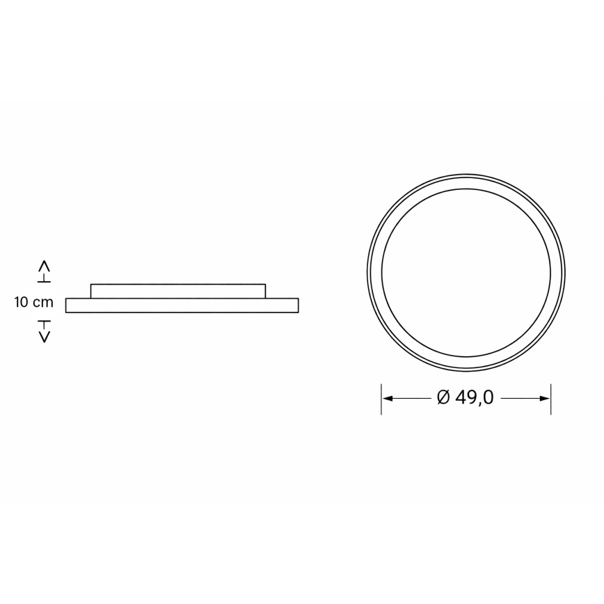 Brilagi - Lámpara de techo infantil regulable BUNNY LED/83W/230V 3000-6000K Ø 49 cm + mando a distancia