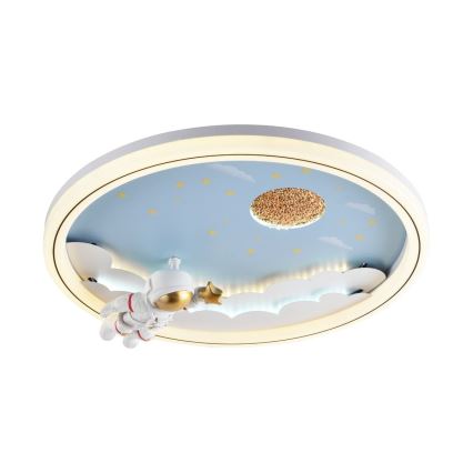 Brilagi - Lámpara de techo infantil regulable LED/42W/230V 3000/5700K astronauta
