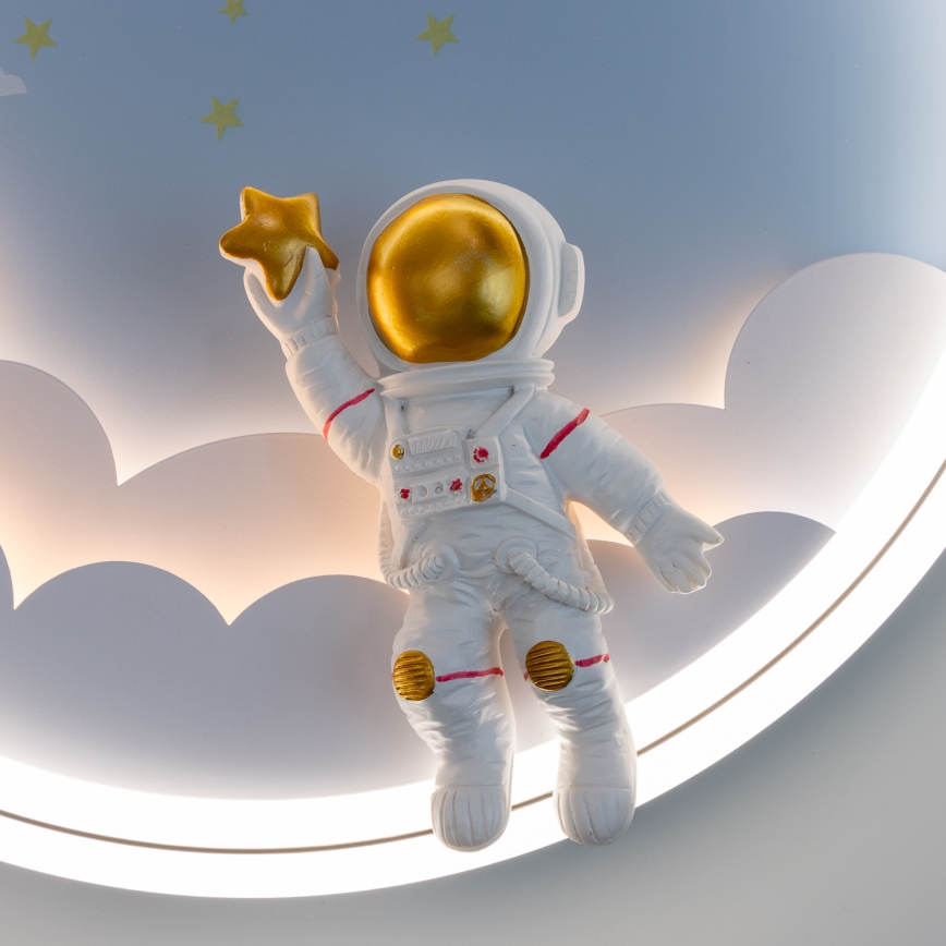 Brilagi - Lámpara de techo infantil regulable LED/42W/230V 3000/5700K astronauta