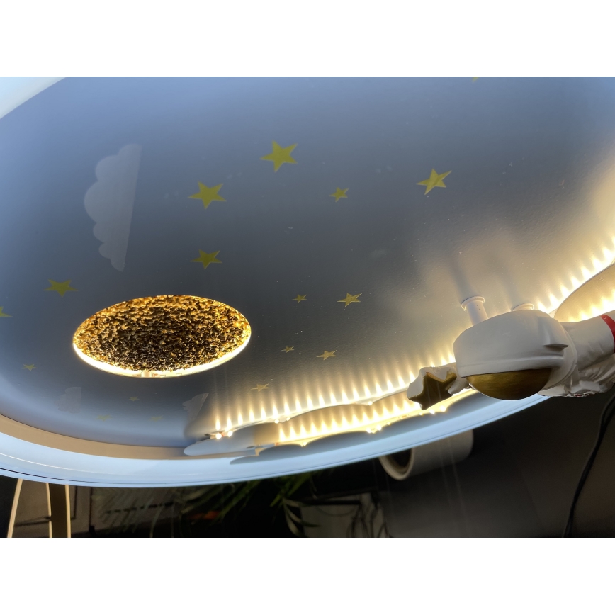 Brilagi - Lámpara de techo infantil regulable LED/42W/230V 3000/5700K astronauta