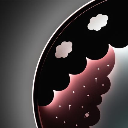 Brilagi - Lámpara de techo infantil LED regulable UNICORN LED/68W/230V 3000-6000K Ø 49 cm + mando a distancia