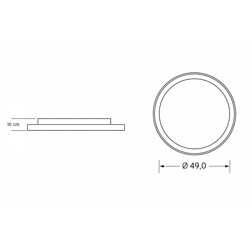 Brilagi - Lámpara de techo infantil LED regulable UNICORN LED/68W/230V 3000-6000K Ø 49 cm + mando a distancia