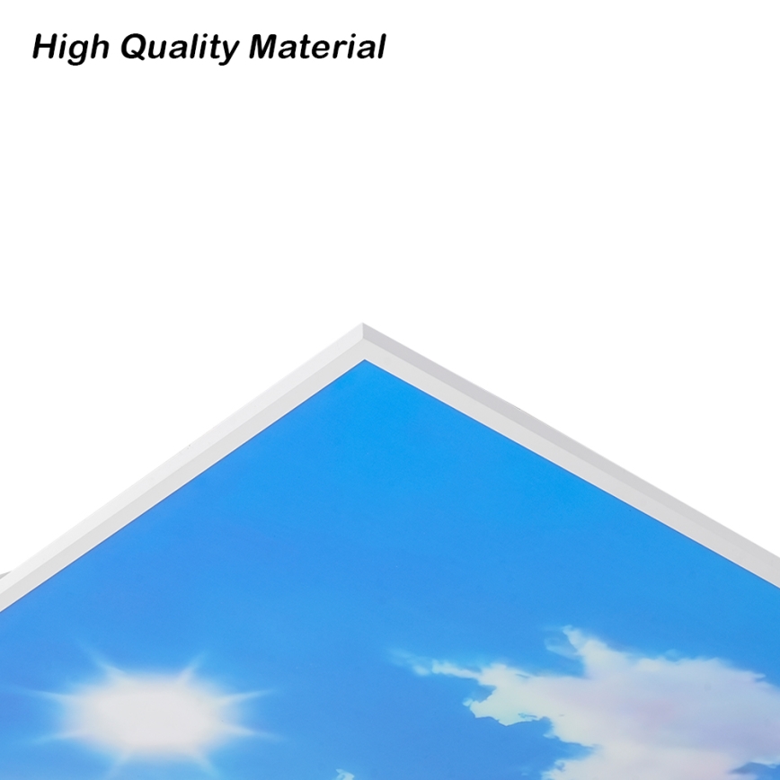 Brilagi - Luminaria de techo LED regulable SLIMFRAME LED/80W/230V 120 x 60 cm 3000–6000 K plateado/azul + mando a distancia