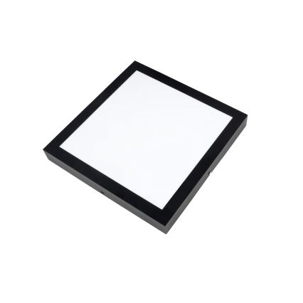 Brilagi - LED Regulable plafón de baño FRAME SMART LED/24W/230V 30x30 cm 3000-6000K IP44 negra + control remoto