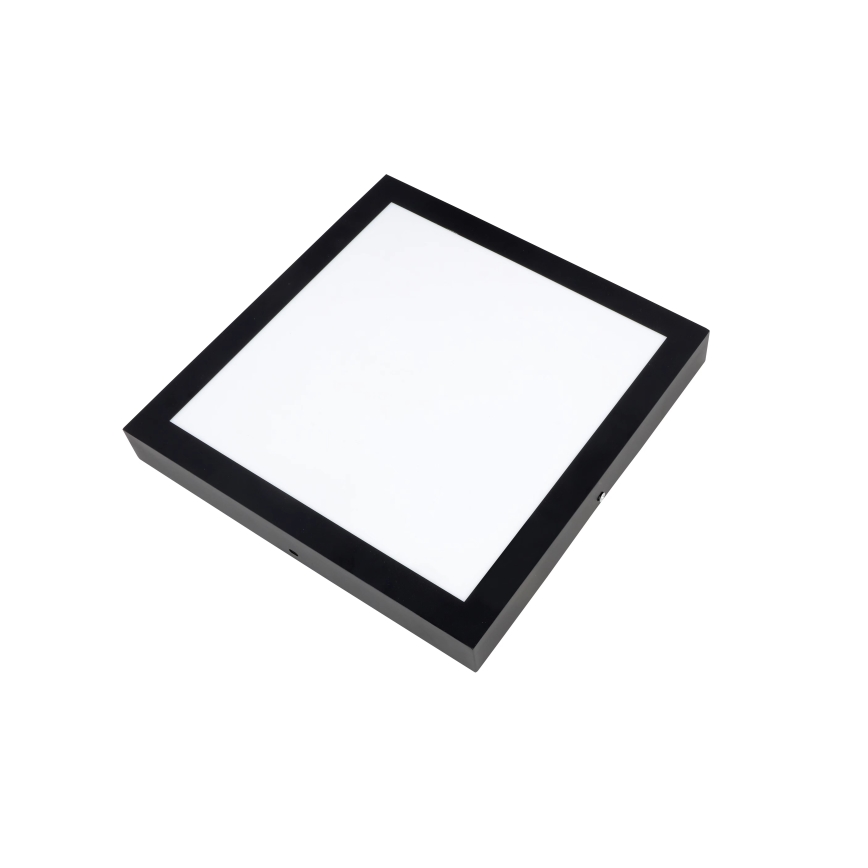 Brilagi - LED Regulable plafón de baño FRAME SMART LED/24W/230V 30x30 cm 3000-6000K IP44 negra + control remoto