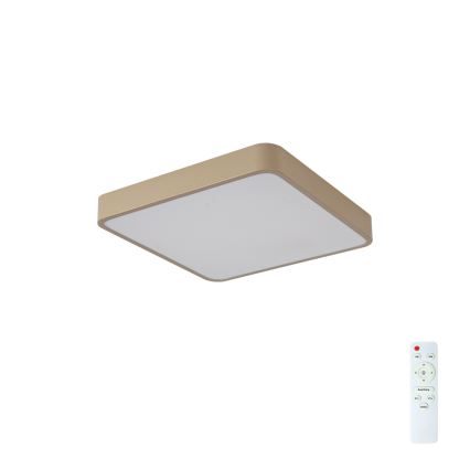 Brilagi - Lámpara de techo LED regulable POOL LED/36W/230V 3000-6000K 40x40 cm beige + mando a distancia