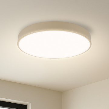 Brilagi - LED Regulable Techo POOL SMART LED/48W/230V diámetro 40 cm Wi-Fi Tuya beige + control remoto