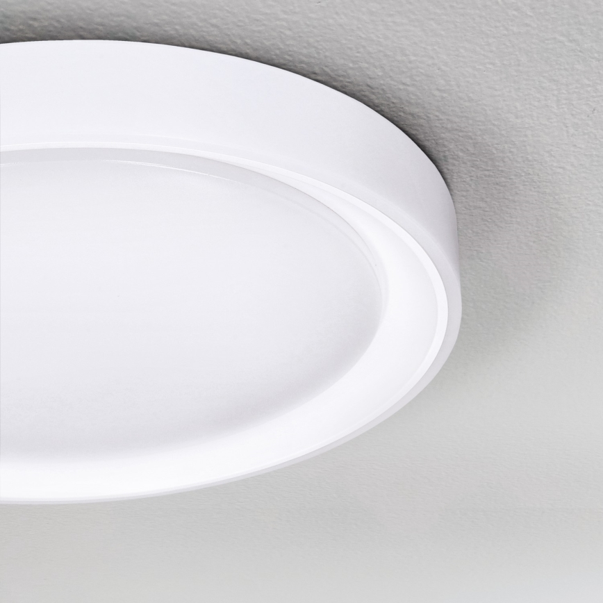 Brilagi - Plafón LED RGB regulable FLOCO LED/30W/230V 3000-6500K Wi-Fi Tuya + LED/6W + control remoto