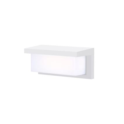 Brilagi - Aplique de pared exterior LED RGBW regulable BRICKY 1xE27/15W/230V 2700-6500K IP54 blanco