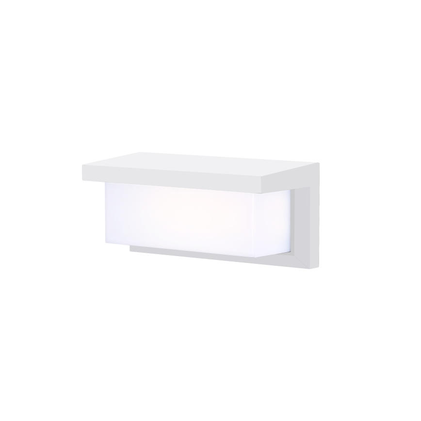 Brilagi - Aplique de pared exterior LED RGBW regulable BRICKY 1xE27/15W/230V 2700-6500K IP54 blanco