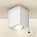 Brilagi - LED RGBW Foco empotrable regulable MIA 1xGU10/6W/230V 3000K 100x80 mm blanco