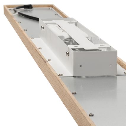 Brilagi - LED RGBW Panel regulable WOODY FRAME LED/34W/230V 11,5x123 cm 2700-6500K roble + control remoto