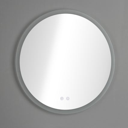 Brilagi - Espejo de baño con calefacción LED RGBW CLARA PRO LED/19W/230V Ø 60 cm IP44 IRC 90 regulable + CCT + mando a distancia