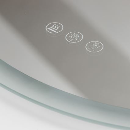 Brilagi - Espejo de baño calefactado LED RGBW CLARA PRO LED/18,5W/230V Ø 60 cm IP44 CRI 90 regulable + CCT