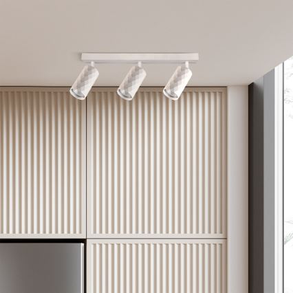 Brilagi - Foco empotrable LED RGBW regulable SELE DIAMANT 3xGU10/6,5W/230V 2700-6500K Wi-Fi blanco