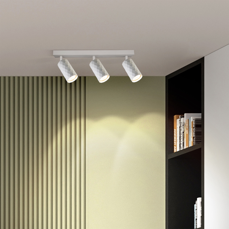 Brilagi - Foco empotrable LED RGBW regulable SELE DIAMANT 3xGU10/6,5W/230V 2700-6500K Wi-Fi blanco