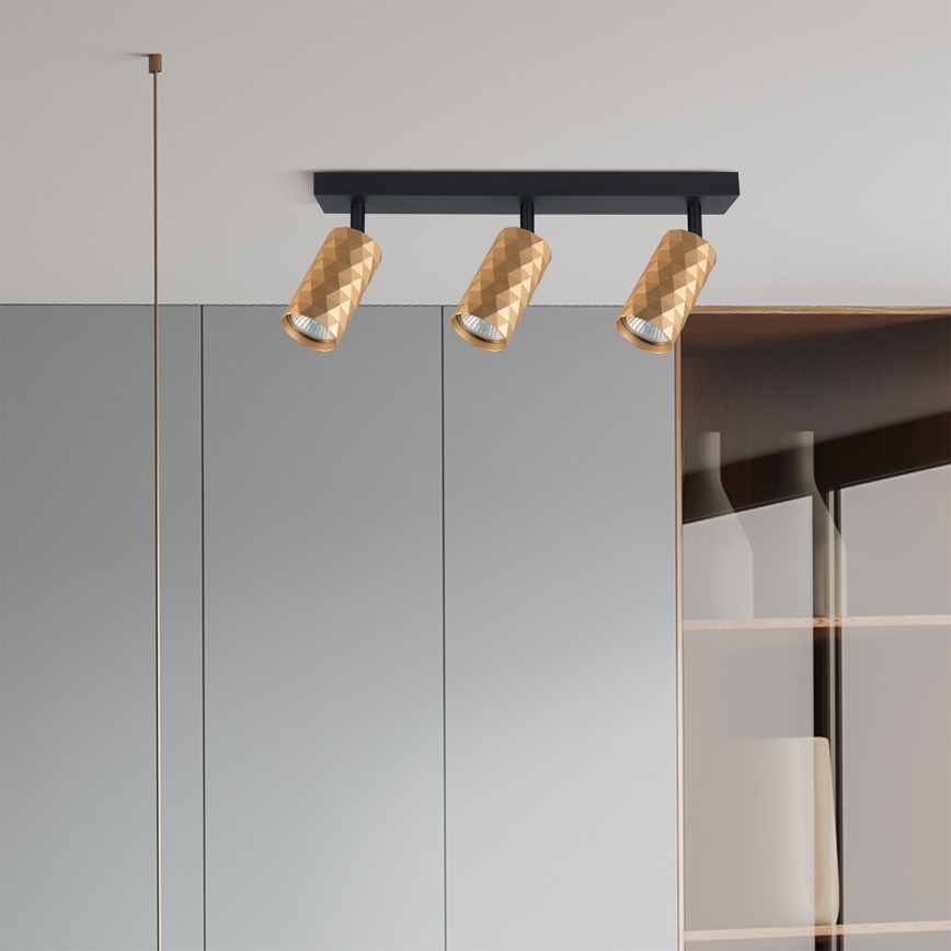 Brilagi - LED RGBW Foco orientable regulable SELE DIAMANT 3xGU10/6,5W/230V 2700-6500K Wi-Fi dorado