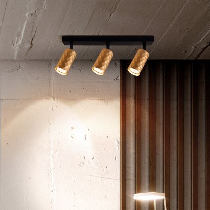 Brilagi - LED RGBW Foco orientable regulable SELE DIAMANT 3xGU10/6W/230V 3000K Wi-Fi dorado