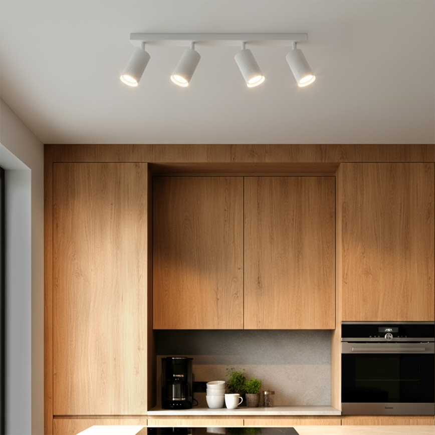 Brilagi - Foco empotrable LED RGBW regulable SELE MODERN 4xGU10/6,5W/230V 2700-6500K Wi-Fi blanco