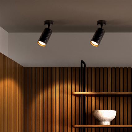 Brilagi - Foco empotrable LED RGBW regulable SELE DIAMANT 1xGU10/6,5W/230V 2700-6500K Wi-Fi negro