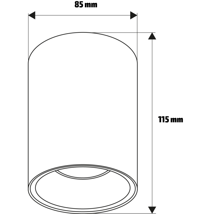 Brilagi - LED RGBW foco empotrable regulable TRINE 1xGU10/30W/230V 2700-6500K Wi-Fi beige/dorado