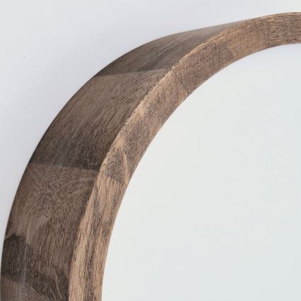 Brilagi - Luminaria de techo LED RGBW regulable CARVALHO SLIM 1xE27/15W/230V 2700-6500K Wi-Fi, acabado roble Ø 27 cm