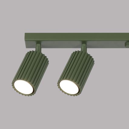 Brilagi - Luminaria de 6 focos LED CRESTO 6xGU10/10W/230V verde