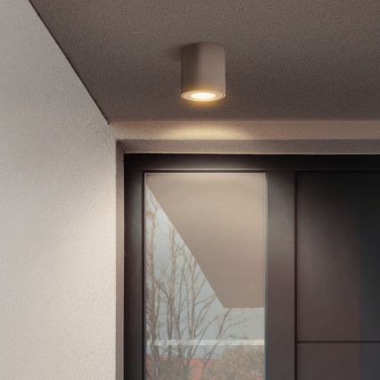 Brilagi - Luminaria LED RGBW regulable para baño MIA 1xGU10/4,8W/230V 3000K 84x80 mm beige IP54 + mando a distancia