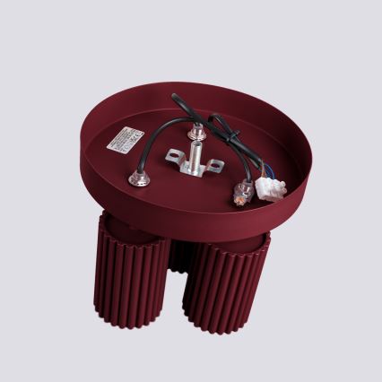 Brilagi - Luminaria de focos CRESTO 3xGU10/10W/230V burdeos