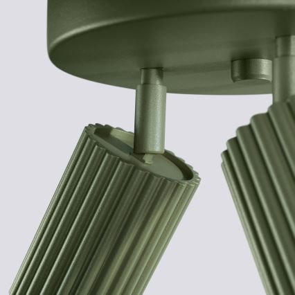 Brilagi - Luminaria de focos CRESTO 3xGU10/10W/230V, verde