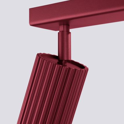 Brilagi - Luminaria de focos LED CRESTO 4xGU10/10W/230V burdeos