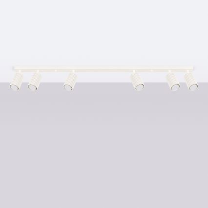 Brilagi - Luminaria de focos LED CRESTO 6xGU10/10W/230V color crema