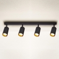 Brilagi - Luminaria de focos LED regulable SELE 4xGU10/6,5W/230V 2700-6500K negro/dorado