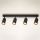 Brilagi - Luminaria de focos LED regulable SELE 4xGU10/6,5W/230V 2700-6500K negro/dorado