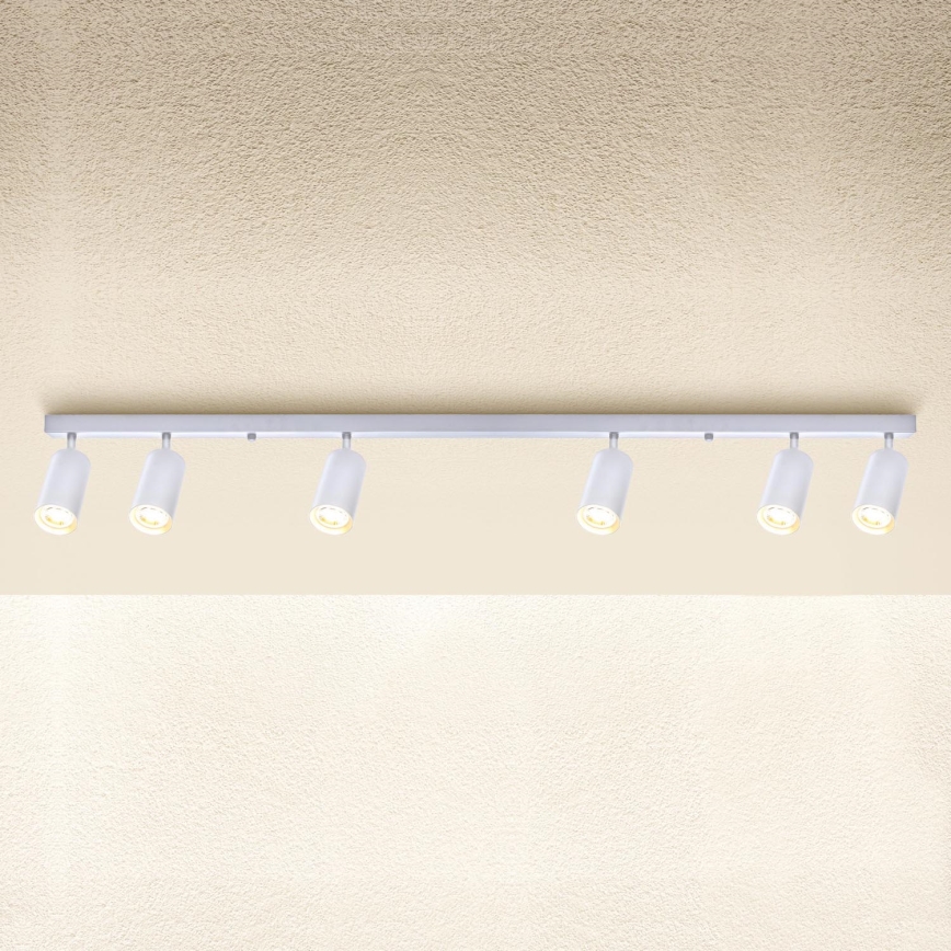 Brilagi - Luminaria de focos LED regulable SELE 6xGU10/6,5W/230V 2700-6500K blanca