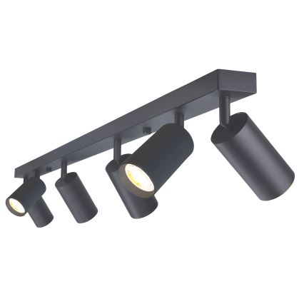 Brilagi - Foco empotrable LED regulable SELE 6xGU10/6,5W/230V 2700-6500K antracita
