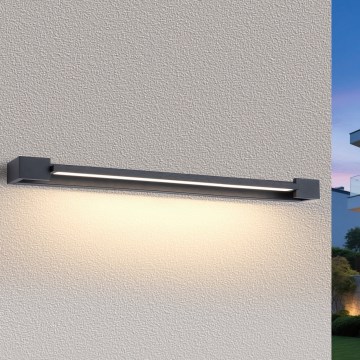 Brilagi - Luminaria de pared LED para exterior AQUA LINE LED/36W/230V 120 cm IP44 antracita CRI 90