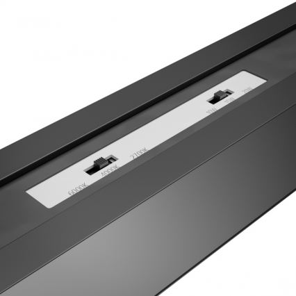 Brilagi - Luminaria LED de techo de montaje en superficie FULLDAY LED/10/15/20W/230V 2700/4000/6000K 60 cm UGR19 negra