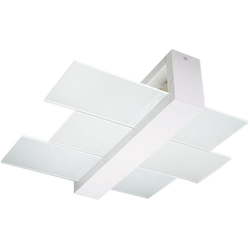 Brilagi -  Lámpara de techo LED HERA 2xE27/7,5W/230V 43x43 cm blanca