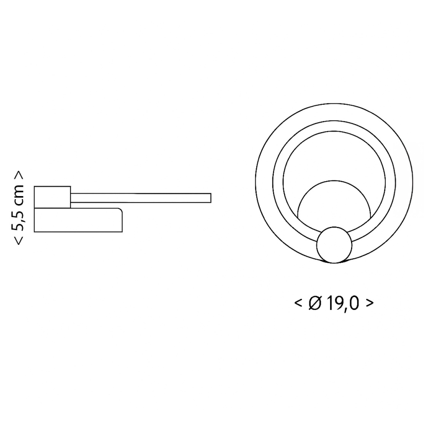 Brilagi - Luminaria de techo LED MODERN MINI LED/16W/230V 3000/4000/6000K